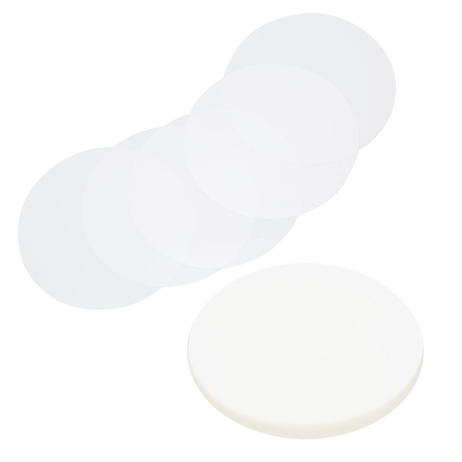 Transparent Badge Protection Film, Clear ID Badge Cover, 100 Pieces (44MM) for Office Security Use