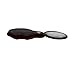Saflyse 10x Mini Pocket Folding Magnifier with Rotating Protective Holster, 60mm Diameter, Black