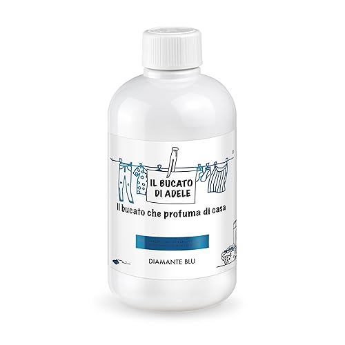 IL BUCATO DI ADELE il bucato che profuma di casa | Laundry Perfume for Washing Machine, Diamond Blue Fragrance, 500 ml Size