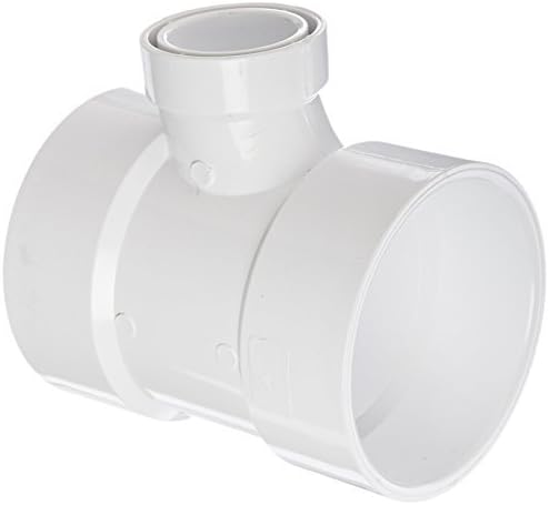 NIBCO 4811 Sanitary Tee H x H x H - PVC DWV, 4 x 4 x 1-1/2, White by Nibco