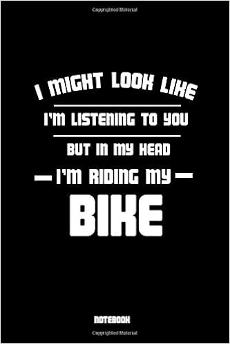 i am riding my bike