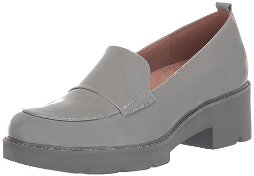Naturalizer Women's Darry Slip On Lightweight Lug Sole Heeled Loafer, Titanium…