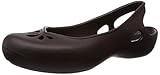 crocs Women's Taylor Slingback Flat, Mahogany, 8 M US
