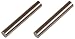 Fluorine Coated Gear Shaft (Straight, 2pcs.) Mini 4WD Grade Up Parts Series