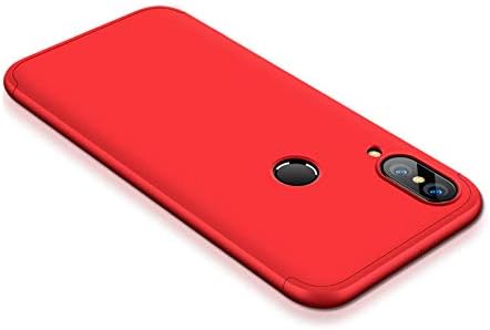 for Huawei Nova 3 Case, 360 Degree Full Protection + Ultra Thin Protective Hard PC Shockproof Back Full Cover Case for Huawei Nova3 (Red)