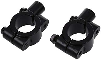 Handlebar Mount ,LtrottedJ 2 Motorcycle Handlebar Mount Handlebar Handlebar Mount Fastening Clamps Black