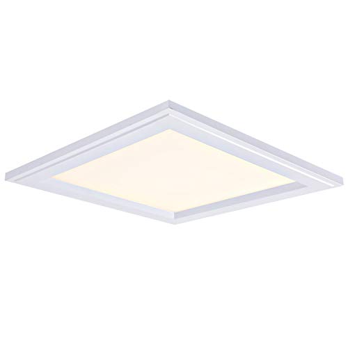 Hykolity 1x1 FT 18W 1700lm 4000K Ultra Slim Flushmount Built-in Driver LED Flat Panel troffer Light, Residential Surface Mount/Commercial Drop Ceiling Dimmable Ceiling Fixture ETL Listed