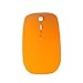 TopCase USB Optical Wireless Mouse for Macbook (pro , air) and All Laptop + TopCase Mouse Pad (Orange)