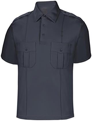 Elbeco Men's Short Sleeve Ufx Uniform Polo Shirt, Midnight Navy - K5104-3XL