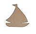 Sailboat Cut Outs Unfinished Wood Mini Boats 2.5