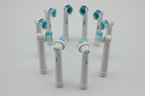 8X Generic Oral-b Brush Heads Compatible with All Oral-b Rechargeable Handles, Except for Oral-b Sonic Toothbrushes (Pack of 8)