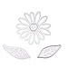 LIGONG 6 Pieces DIY Cutting Dies Flowers Leaf Metal Embossing Stencil for Album Scrapbooking Paper Card Art Craft