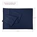 Nestl Pillowcases for Kids - Navy Blue Double Brushed Microfiber Toddler Pillow Cover - Machine Washable - Toddler Pillowcase 14 x 19-1800 Series Premium Pillow Case Set of 2