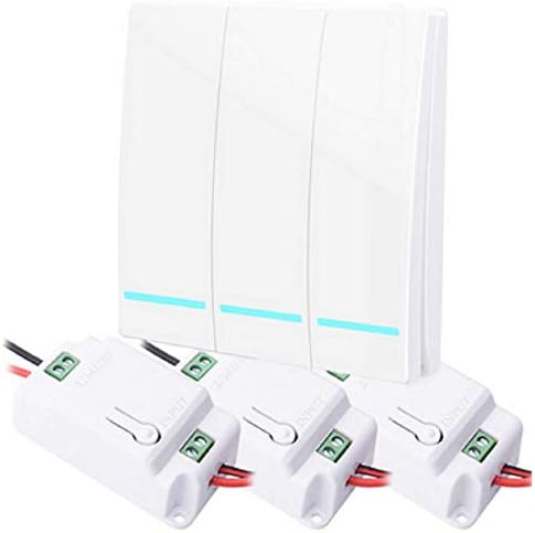 Elinksmart 1 2 3 Gang 433mhz Smart Push Wireless Switch Light Rf