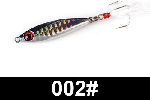 Amazon Co Jp Xubaofu ジギング鋳造金属キャストジグスプーン25g 30g 5色1pcショアタックル魚シーバス釣りルアー人工餌をリード 色 002 サイズ 20g 53mm ホーム キッチン
