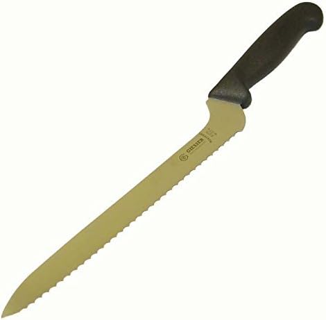 Giesser Cutlery 9 OFFSET BREAD, WAVY EDGE, BLACK by Giesser Messer