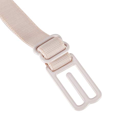 Fnoko Adjustable Bra Strap Clips Holder for Women - 12 Pack Black,White,Beige for Full Cup Size