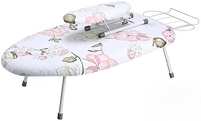 SAN QIAN WAN- Household Essentials Extra Wide Top 4-Leg Ironing Board | Natural Cotton Cover And Iron Holder Stand Ironing Board