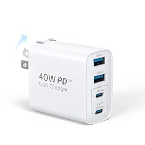 TOPADRE 合計40W 急速充電器 タイプc 充電器【折畳み式/GaNIII技術/超低温/PSE技術基準適合】