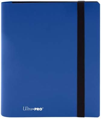 Ultra Pro - Eclipse 4 Pocket Pro Binder - Pacific Blue, 8.27 x 6.69 x 0.51 inches