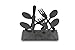 Finex Stainless Paper Large Napkin Holder Stand for Home Kitchen Restaurant Party (Black)