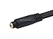 Monoprice 6inch Premium 3.5mm Stereo Female to 2RCA Male 22AWG Cable (Gold Plated) - Black