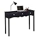 Giantex Console Table for Entryway with Storage 3-Drawers Hall Table Desk for Living Room, Bedroom,Entryway Multifunctional Usage Accent Side Sofa Table (Black)