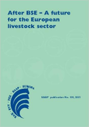 After Bse A Future For The European Livestock Sector - 