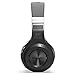 Bluedio H Plus (Turbine) Wireless Bluetooth Headphones V4.1 Bass Stereo Over-ear Headset with Mic FM Radio Support SD Card for iPhone Samsung (Black)