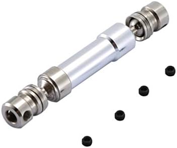 Businesscastle Metal Rear Drive Shaft CVD for WLtoys 12428 12429 1/12 RC Car Crawler TruckSliver