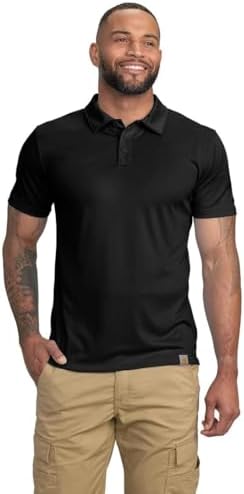 32 Degrees Men's Micro Pique Polo (Gray, XL) at Amazon Men's