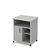 South Shore Printer Cart on Wheels, Soft Gray