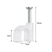 White Cable Clips Nails, Wire Nail Clamps Cable Staples for Ethernet Cable RG6 RG59 CAT5 CAT6 RJ45 TV (300 Pieces, 7 mm)
