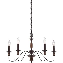 Quoizel HK5005TC Holbrook Chandelier, 5-Light, 300