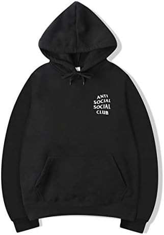 peier Unisex Hip-hop Men Women Hoodie Sweatshirts Anti Social Social Club Pullover
