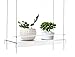 KUNZITE Hanging Window Plant Shelves (20″x6″x45″, 3 Shelves)thumb 2
