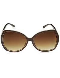 Southpole 1013sp Brnd - Gafas de sol redondas de iridio sin polarizar, 2.756 in, color marrón