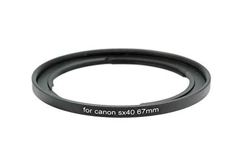 Generic jy 67mm Adapter Ring for Canon PowerShot SX50 HS/SX40 HS/SX30 IS/SX20 IS/SX10 IS