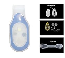 2pcs Hands Free LED Flashlight Clip on Flashlight