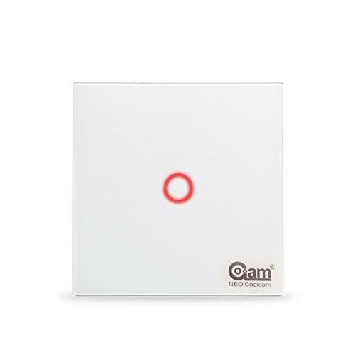 NEO Coolcam Z-Wave Plus Touch Panel Wall Light Switch - 1gang, Touch Switch, Touch Button, ON-OFF Operation