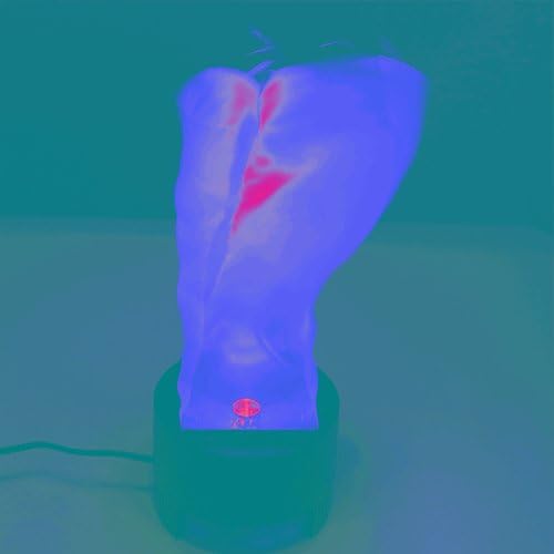 Night Lights [220V US/EU Plug] 10W Artificial Simulation Burning Fake Flame Lamp Torch Fire Pot Bowl Light for Festival Party Decoration, Flame Height: About 20cm