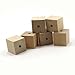 Mylittlewoodshop Pkg of 100 - Bead Square - 1/2 inch in Diameter with 5/32 Hole Unfinished Wood (WW-BE3030-100)