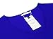 Adreamly Women's Pom Pom Trim Kaftan Chiffon Swimwear Bathing Suit Beach Cover Up Royal Blue Medium