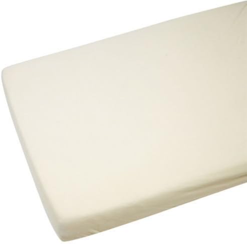 2X Cot Bed Jersey Fitted Sheets 100% Cotton 140cm x 70cm Cream