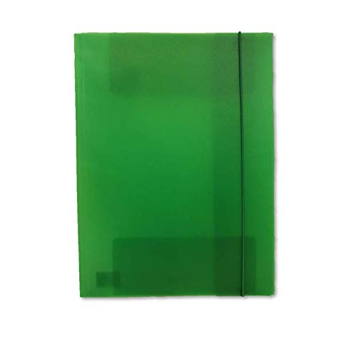 Fellowes Leonardi U110TV folder with three flaps, transparent green, 1 piece