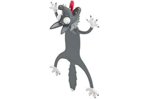 3D Animal Bookmark Cartoon Page Clip Funny Stereo Reading Bookmark for Kids Children Cute Bag fillers Birthday Party Gift - W