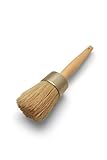 Furniture Wax Brush/Chalk Paint Brush - 100% Natural Bristles,Rust Resistant Ferrule, Ergonomic handle,Lightweight and extremely durable