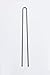 Amish Valley Products Straight Stainless Steel Heavy Duty Snagless Hairpins Handmade Hair Pin (Silver, 3 Inch)