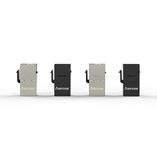 10-Pack CAT7 RJ45 Keystone Jack Inline Couplers STP Female to Feamale Feed-Through RJ45 Sheilded Module Adapter for Wall Plate/Patch Panel - Thumbnail 6