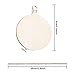 Tatuo 50 Pcs Round Christmas Wooden Ornaments for Crafts Blank Wooden Ornaments Natural Wooden Slices DIY Crafts New Year Christmas Tree Ornaments Hanging Decorations